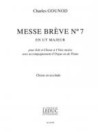 Messe Breve No. 7 / 4 Voix Mixtes 