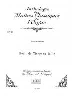 Réçit de Tierce en Taille 