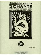 3 Chants Sur 3 Poemes de Dereme 