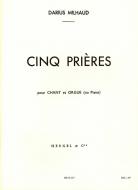 5 Prières Op.231c 