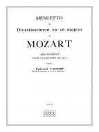 Menuetto Du Divertissement en Re Maj 