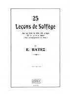 25 Lecons de Solfege en 5 Cles Sol Fa 4eme Ut 1ere/3eme/4eme 