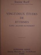 22 Etudes de Rythme 