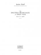 24 Dictees Musicales à 3 Voix 