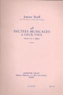 48 Dictées Musicales à 2 Voix 
