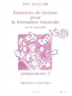 Exercices De Lecture Pour La Formation Musicale Vol. 4 Preparatoire 2 