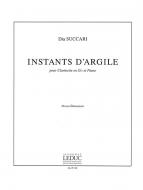Instants D'argile Pour Clarinette En Si Bemol et Piano 