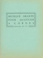 Musique Orante Op. 61 