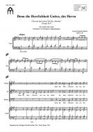 Denn die Herrlichkeit Gottes, des Herrn 