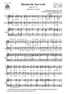 Machet die Tore weit 