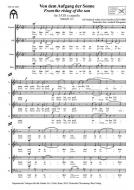 Von dem Aufgang der Sonne 