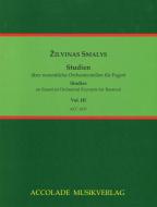 Studien über Orchesterstellen 3: Studien 