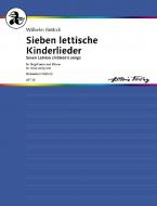 7 lettische Kinderlieder op. 65 Standard