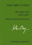 Handschriftenkatalog der Werke A.Bergs 