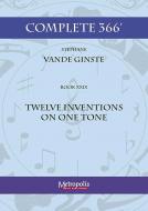 Complete 366' Book XXIX 12 Inventions on one tone 