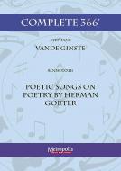Complete 366' Book XXXIII Poetic Songs - Poetry by H. Gorter 