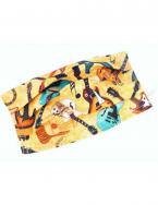 Gesichtsmaske mit Musik - Design 29: Gitarre und E-Gitarre gelb 