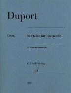 21 Etüden für Violoncello 