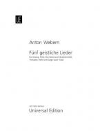 5 geistliche Lieder op.15 