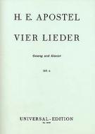 4 Lieder op. 6 