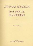 Das holde Bescheiden op.62 Band 1 