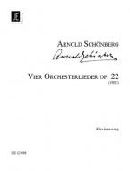 4 Orchesterlieder 
