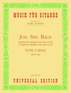 Suite e-Moll BWV 996 
