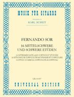 16 mittelschwere und schwere Etüden 
