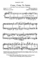 Come, Come Ye Saints 