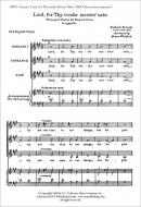 Lord, For Thy Tender Mercies' Sake 