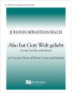 Cantata 68: Also hat Gott die Welt geliebt 