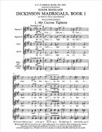 Dickinson Madrigals, Book I 