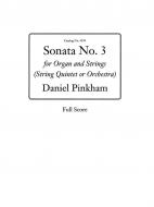 Sonata No. 3 for Organ & Strings 