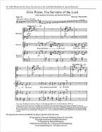 Give Praise, You Servants of the Lord 