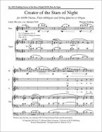 Creator of the Stars of Night 