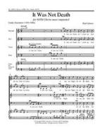 It Was Not Death 