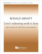 Love's redeeming work is done 