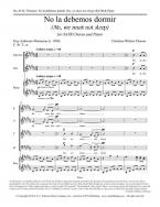 No la debemos dormir 