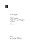 5 leichte Präludien und Fugen, Heft 1 op. 56 
