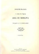 Aria di Merlina Hob. XXIVb:17 