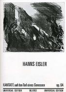 Kantate auf den Tod eines Genossen op. 64 