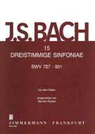 15 dreistimmige Sinfoniae BWV 787-801 