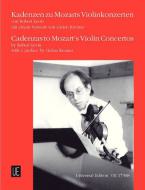 Kadenzen zu Mozarts Violinkonzerten 
