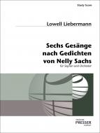 Six Songs On Poems Of Nelly Sachs 