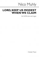 Lord, Keep Us Modest When We Claim 