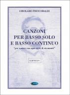 Canzoni per Basso Solo e Continuo 