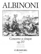 Concerto a cinque A-Dur op. 7,7 