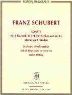 Sonate fis-Moll Nr.5 D571 (mit Schluss) 