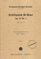 Sinfonie D-Dur op. IV Nr. 1 RH 7 / B 19 