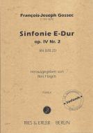 Sinfonie E-Dur op. IV Nr. 2 RH 8 / B 20 
